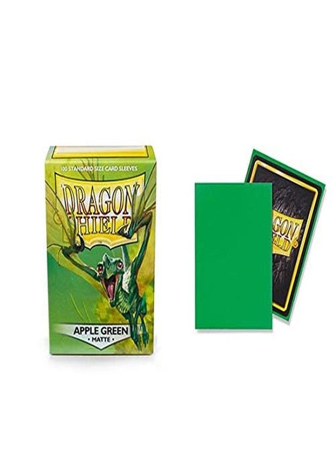 dragon shield 5 Packs Dragon Shield Matte Apple Green Standard Size 100 ct Card Sleeves Value Bundle! - Image 3